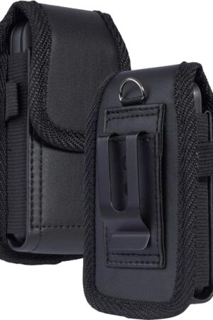 Flip Phone Case,with Belt Loop Clip Magnetic Closure Leather Wallet Case for Alcatel Go,TCL Flip 4/3, Blu Cingular Flex 2,Consumer Cellular IRIS, Nokia 2720 2760 2780,Leather